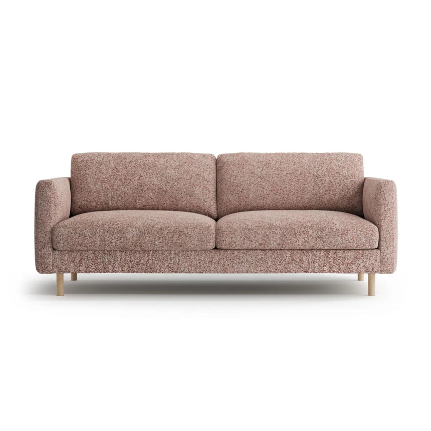 Eden 3-Sitzer Sofa aus Strukturierter Stoff in Pink Melange (Puente 68), 173x92 cm von Micadoni – Bild 1