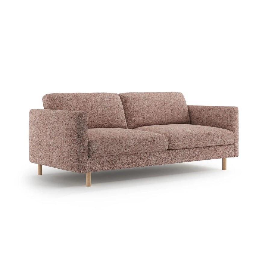 Eden 3-Sitzer Sofa aus Strukturierter Stoff in Pink Melange (Puente 68), 173x92 cm von Micadoni – Bild 3