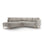 Eden 4-Sitzer Ecksofa, Linke Seite, aus Strukturstoff, 267x234 cm von Micadoni – Bild 1
