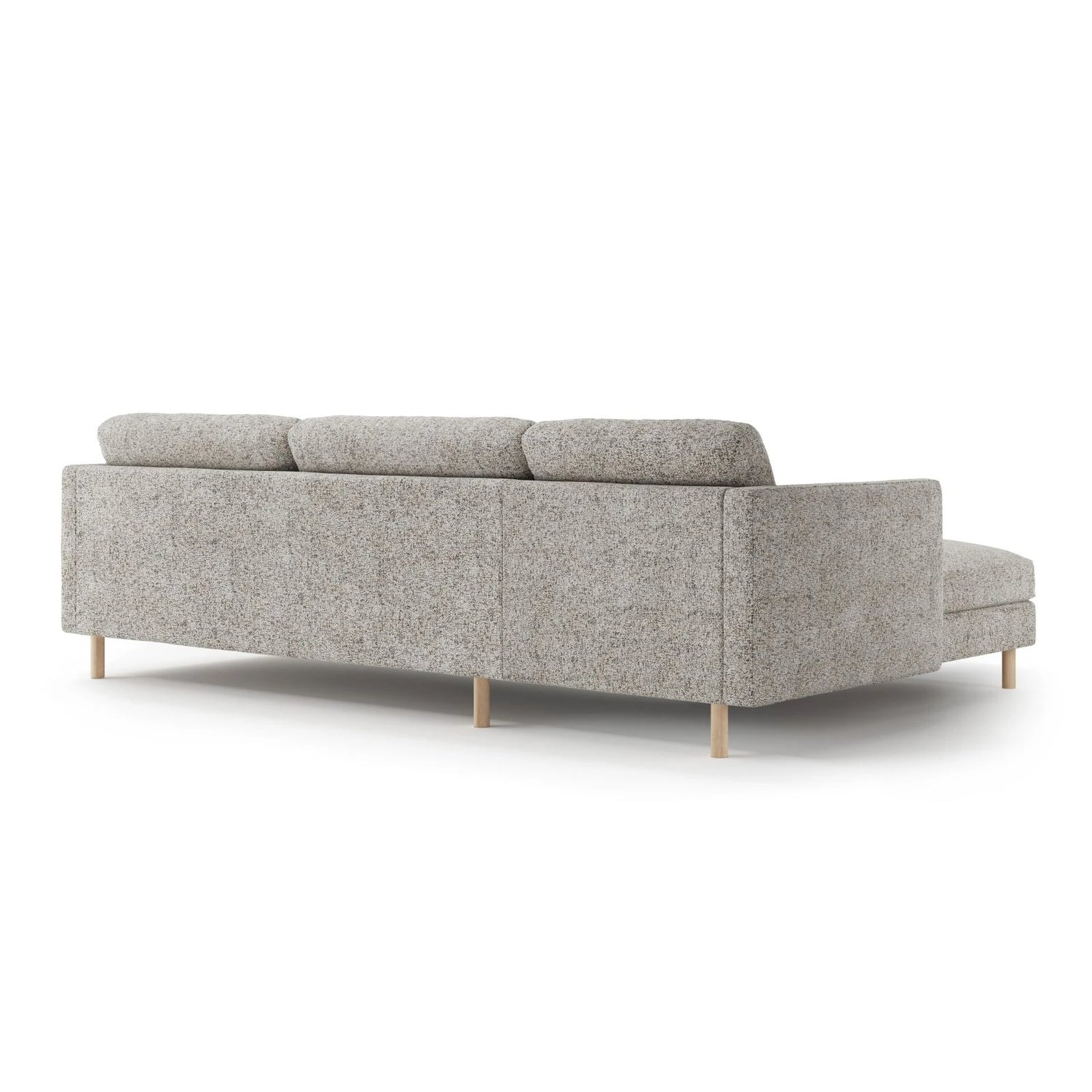 Eden 4-Sitzer Ecksofa, Linke Seite, aus Strukturstoff, 286x150 cm von Micadoni – Bild 4