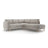 Eden 4-Sitzer Ecksofa, Rechte Seite, aus Strukturstoff, 267x234 cm von Micadoni – Bild 1