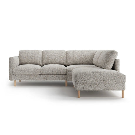 Eden 4-Sitzer Ecksofa, Rechte Seite, aus Strukturstoff, 267x234 cm von Micadoni – Bild 3