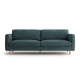 Eden 4-Sitzer Sofa aus Strukturierter Stoff in Grün Blau meliert (Puente 39), 209x92 cm von Micadoni – Bild 1