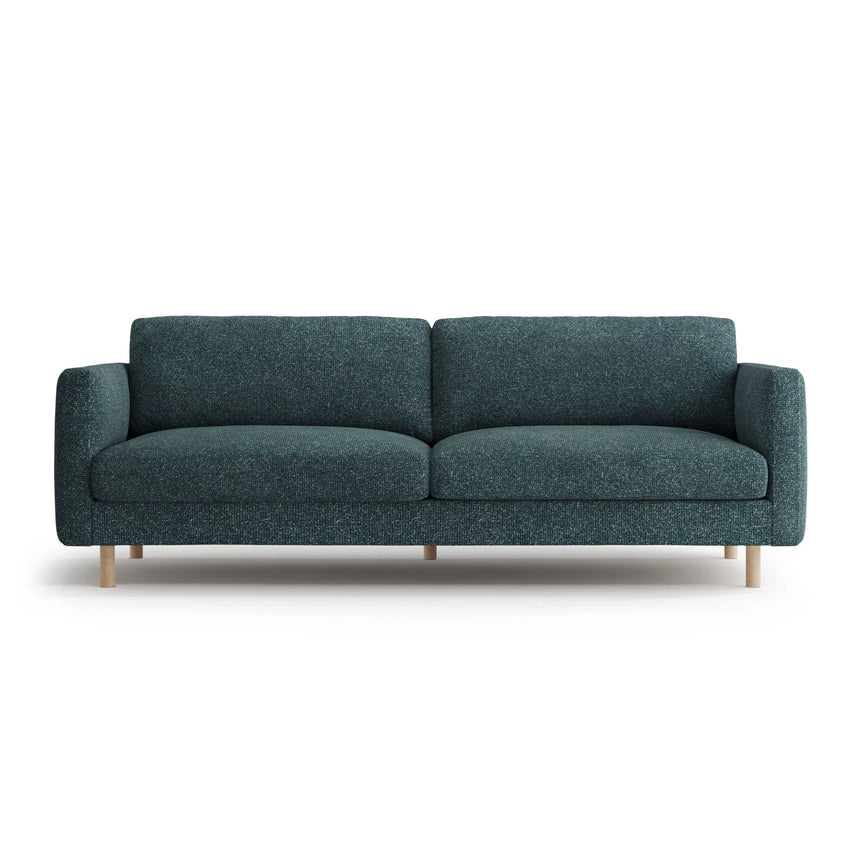 Eden 4-Sitzer Sofa aus Strukturierter Stoff in Grün Blau meliert (Puente 39), 209x92 cm von Micadoni – Bild 1
