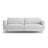 Eden 4-Sitzer Sofa aus Strukturierter Stoff in Hellgrau melange (Puente 80), 209x92 cm von Micadoni – Bild 1