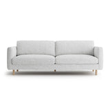 Eden 4-Sitzer Sofa aus Strukturierter Stoff in Hellgrau melange (Puente 80), 209x92 cm von Micadoni – Bild 1