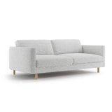 Eden 4-Sitzer Sofa aus Strukturierter Stoff in Hellgrau melange (Puente 80), 209x92 cm von Micadoni – Bild 3