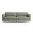 Eden 4-Sitzer Sofa aus Strukturierter Stoff in Moosgrün meliert (Puente 33), 209x92 cm von Micadoni – Bild 1