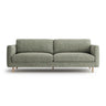 Eden 4-Sitzer Sofa aus Strukturierter Stoff in Moosgrün meliert (Puente 33), 209x92 cm von Micadoni – Bild 1