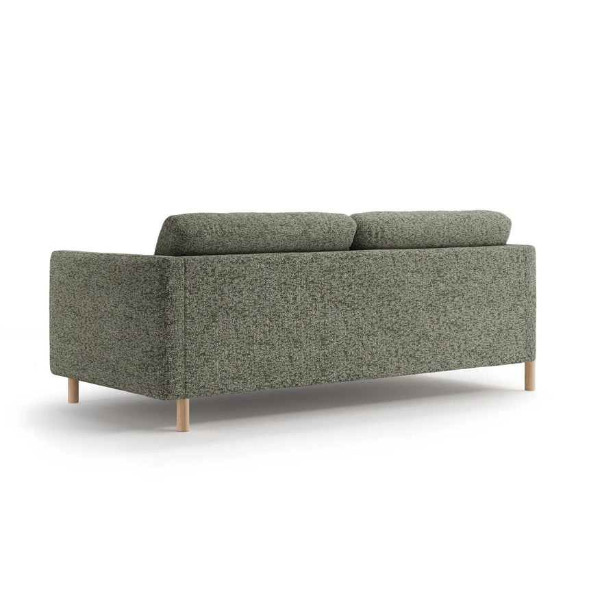 Eden 4-Sitzer Sofa aus Strukturierter Stoff in Moosgrün meliert (Puente 33), 209x92 cm von Micadoni – Bild 4