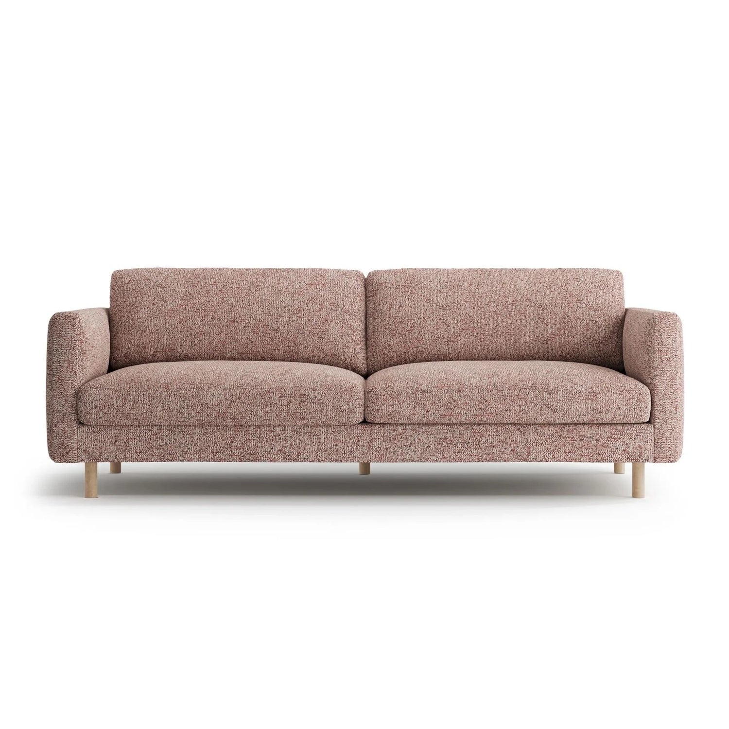 Eden 4-Sitzer Sofa aus Strukturierter Stoff in Pink Melange (Puente 68), 209x92 cm von Micadoni – Bild 1