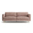 Eden 4-Sitzer Sofa aus Strukturierter Stoff in Pink Melange (Puente 68), 209x92 cm von Micadoni – Bild 1