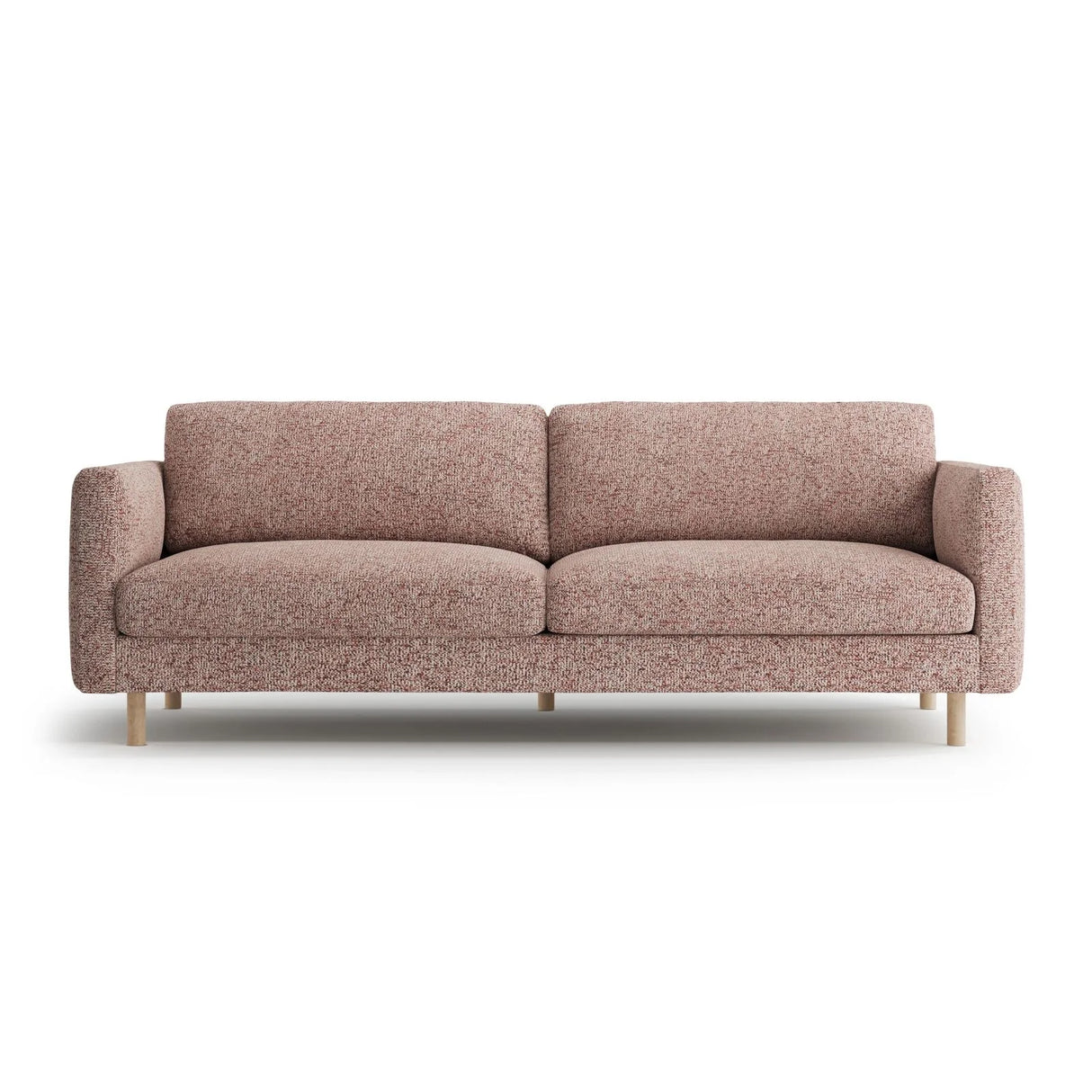 Eden 4-Sitzer Sofa aus Strukturierter Stoff in Pink Melange (Puente 68), 209x92 cm von Micadoni – Bild 1