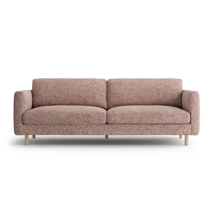 Eden 4-Sitzer Sofa aus Strukturierter Stoff in Pink Melange (Puente 68), 209x92 cm von Micadoni – Bild 1