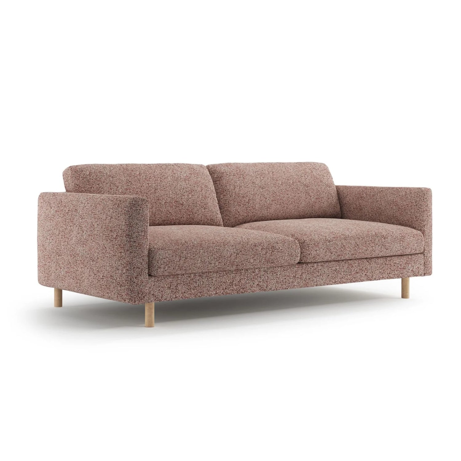 Eden 4-Sitzer Sofa aus Strukturierter Stoff in Pink Melange (Puente 68), 209x92 cm von Micadoni – Bild 3
