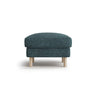 Eden Pouf aus Strukturierter Stoff in Grün Blau meliert (Puente 39), 64x64 cm von Micadoni – Bild 1