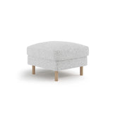 Eden Pouf aus Strukturierter Stoff in Hellgrau melange (Puente 80), 64x64 cm von Micadoni – Bild 3