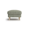 Eden Pouf aus Strukturierter Stoff in Moosgrün meliert (Puente 33), 64x64 cm von Micadoni – Bild 1