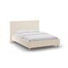 Eloise Bett mit Kopfteil und Stauraum aus Boucle in Leichtes Beige (Rolf 3), 140x200 cm von Micadoni – Bild 1