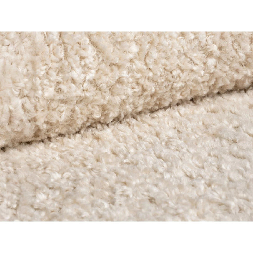 Eloise Bett mit Kopfteil und Stauraum aus Boucle in Leichtes Beige (Rolf 3), 180x200 cm von Micadoni – Bild 6
