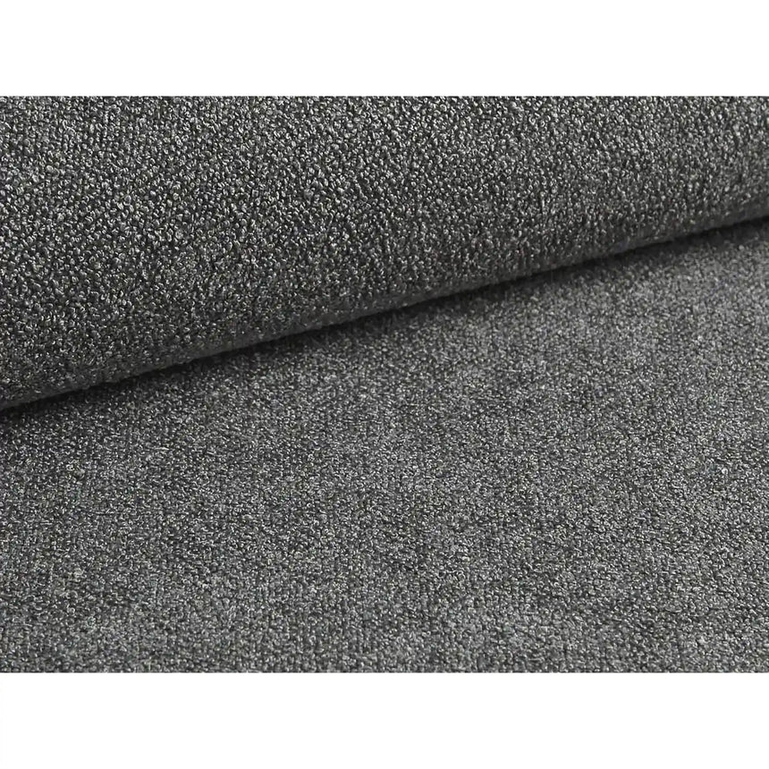 Eric Bett mit Kopfteil aus Boucle in Dunkelgrau (Sicuro 75), 200x200 cm von Micadoni – Bild 7