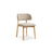 Evan Essstuhl, Gestell in Natur, aus Chenille (Reb18) in Light Green von Micadoni – Bild 1