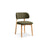Evan Essstuhl, Gestell in Natur, aus Chenille (Reb25) in Beige von Micadoni – Bild 1