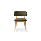 Evan Essstuhl, Gestell in Natur, aus Chenille (Reb25) in Beige von Micadoni – Bild 3