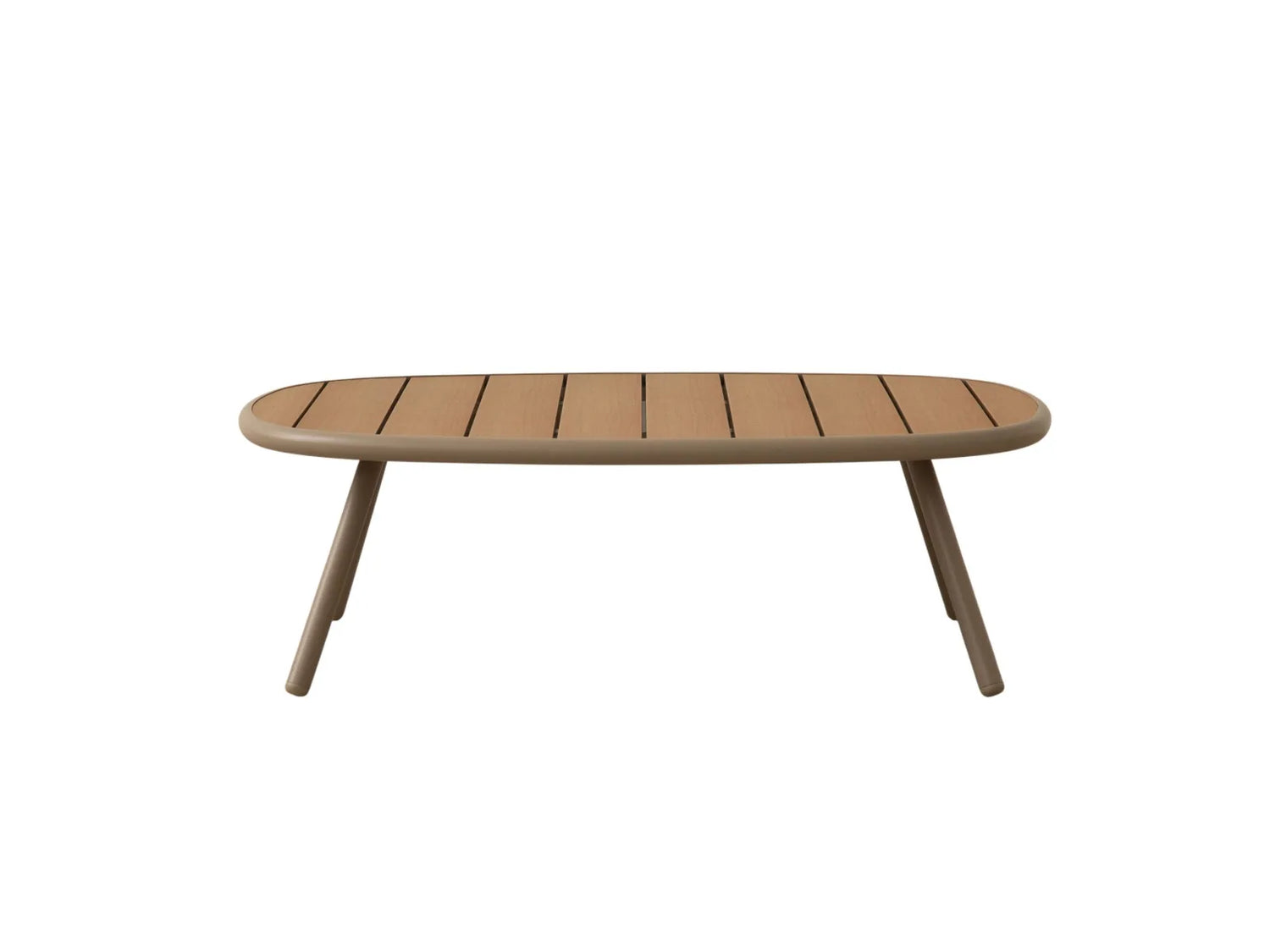 Garten Couchtisch Margalida aus Aluminium und Kunststoff 95x60x30 von Micadoni – Produktbild 1