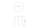 Gartencouchtisch Roig aus Aluminium mit Platte aus gesintertem Stein 42.5x42.5x43 von Micadoni – Produktbild 3