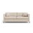 Gloria 2-Sitzer Sofa mit Schlaffunktion, ausklappbar, aus Samt oder Strukturstoff, 186x102 cm von Micadoni – Bild 1