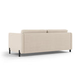 Gloria 2-Sitzer Sofa mit Schlaffunktion, ausklappbar, aus Samt oder Strukturstoff, 186x102 cm von Micadoni – Bild 3