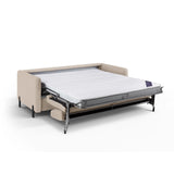 Gloria 2-Sitzer Sofa mit Schlaffunktion, ausklappbar, aus Samt oder Strukturstoff, 186x102 cm von Micadoni – Bild 5