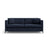 Gloria 2-Sitzer Sofa mit Schlaffunktion, ausklappbar, aus Strukturierter Stoff in Blau (Bjorn 86), 186x102 cm von Micadoni – Bild 1
