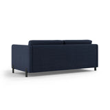 Gloria 2-Sitzer Sofa mit Schlaffunktion, ausklappbar, aus Strukturierter Stoff in Blau (Bjorn 86), 186x102 cm von Micadoni – Bild 3