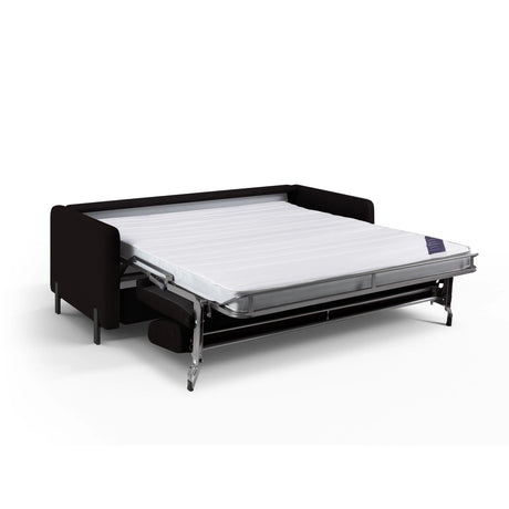 Gloria 2-Sitzer Sofa mit Schlaffunktion, ausklappbar, aus Strukturierter Stoff in Dunkelgrau (Bjorn 16), 186x102 cm von Micadoni – Bild 5