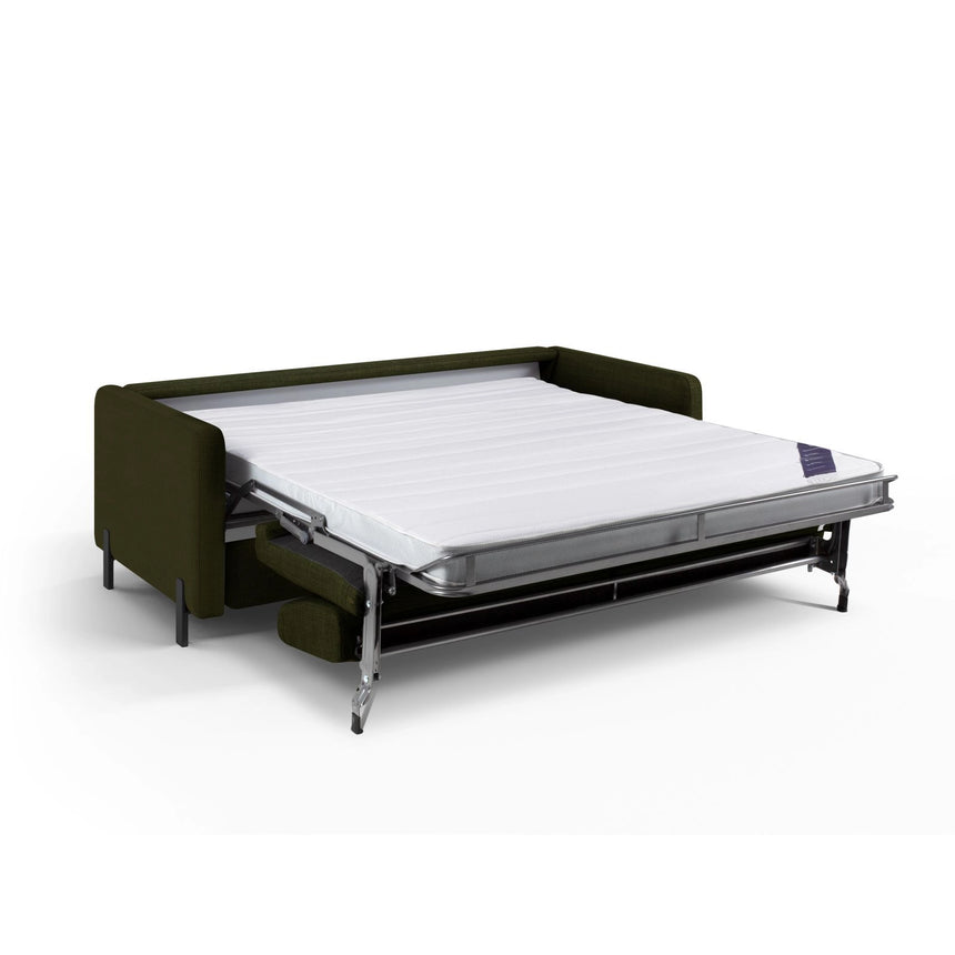 Gloria 2-Sitzer Sofa mit Schlaffunktion, ausklappbar, aus Strukturierter Stoff in Grün (Bjorn 77), 186x102 cm von Micadoni – Bild 5