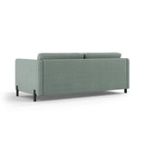 Gloria 2-Sitzer Sofa mit Schlaffunktion, ausklappbar, aus Strukturierter Stoff in Mint (Bjorn 71), 186x102 cm von Micadoni – Bild 3