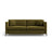 Gloria 3-Sitzer Sofa mit Schlaffunktion, ausklappbar, aus Samt in Grün (Salvador 8), 206x102 cm von Micadoni – Bild 1