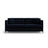 Gloria 3-Sitzer Sofa mit Schlaffunktion, ausklappbar, aus Samt in Königsblau (Salvador 5), 206x102 cm von Micadoni – Bild 1