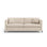 Gloria 3-Sitzer Sofa mit Schlaffunktion, ausklappbar, aus Samt oder Strukturstoff, 206x102 cm von Micadoni – Bild 1