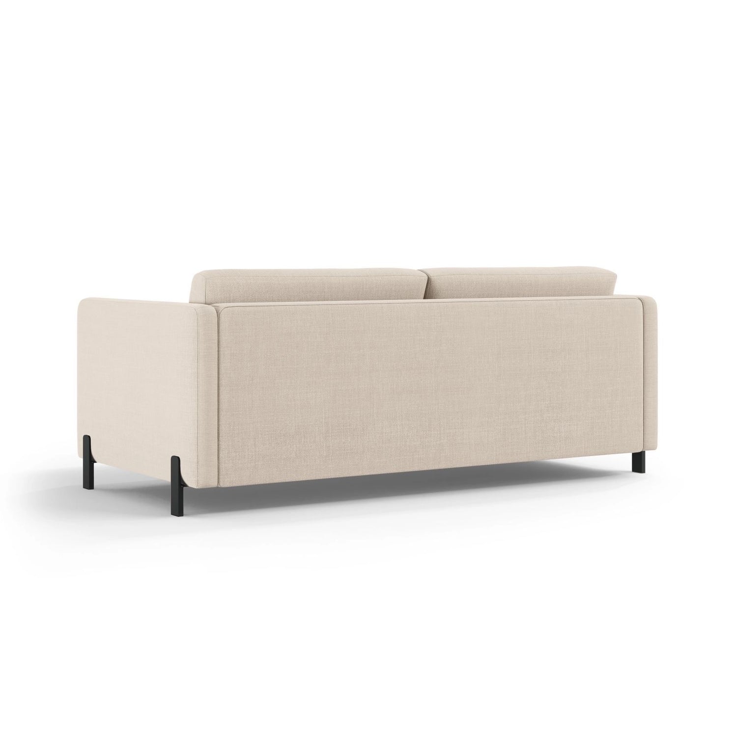 Gloria 3-Sitzer Sofa mit Schlaffunktion, ausklappbar, aus Samt oder Strukturstoff, 206x102 cm von Micadoni – Bild 3