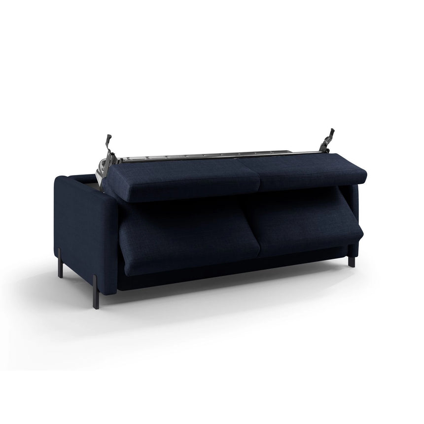 Gloria 3-Sitzer Sofa mit Schlaffunktion, ausklappbar, aus Strukturierter Stoff in Blau (Bjorn 86), 206x102 cm von Micadoni – Bild 4