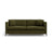 Gloria 3-Sitzer Sofa mit Schlaffunktion, ausklappbar, aus Strukturierter Stoff in Grün (Bjorn 77), 206x102 cm von Micadoni – Bild 1