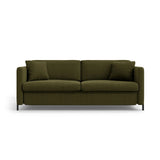 Gloria 3-Sitzer Sofa mit Schlaffunktion, ausklappbar, aus Strukturierter Stoff in Grün (Bjorn 77), 206x102 cm von Micadoni – Bild 1