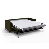 Gloria 3-Sitzer Sofa mit Schlaffunktion, ausklappbar, aus Strukturierter Stoff in Grün (Bjorn 77), 206x102 cm von Micadoni – Bild 2