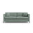 Gloria 3-Sitzer Sofa mit Schlaffunktion, ausklappbar, aus Strukturierter Stoff in Mint (Bjorn 71), 206x102 cm von Micadoni – Bild 1