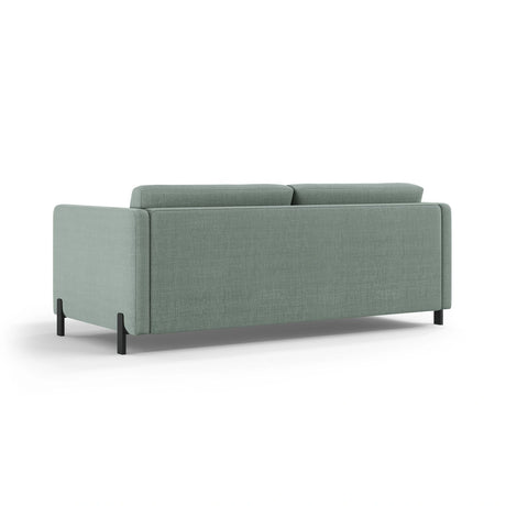 Gloria 3-Sitzer Sofa mit Schlaffunktion, ausklappbar, aus Strukturierter Stoff in Mint (Bjorn 71), 206x102 cm von Micadoni – Bild 3