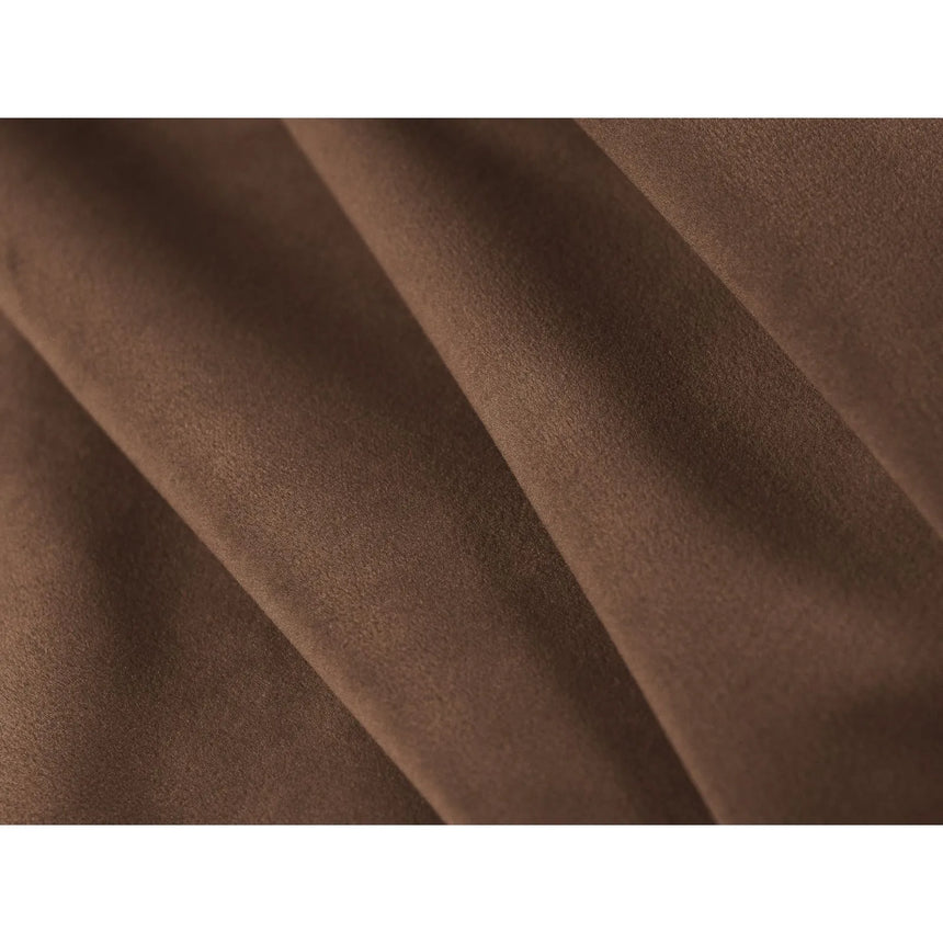 Gloria 4-Sitzer Ecksofa mit Schlaffunktion und Bettkasten, Rechte Seite, aus Samt in Chocolate (Salvador 4), 266x170 cm von Micadoni – Bild 6