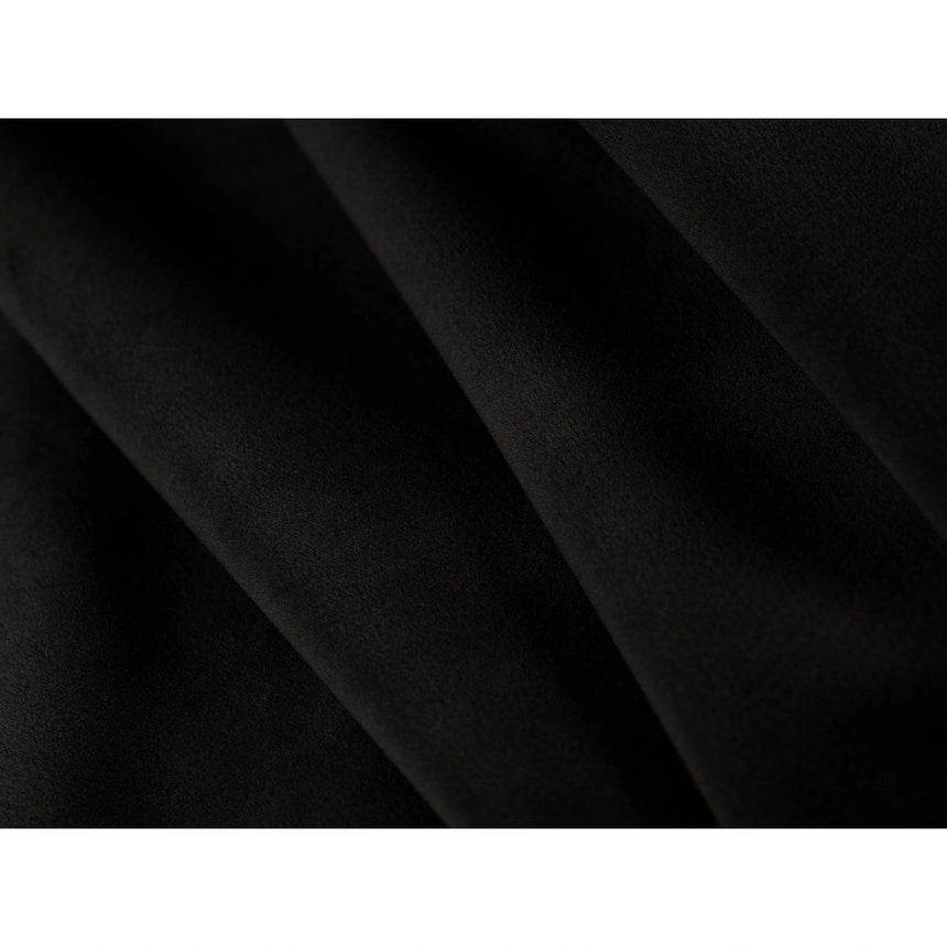 Gloria 4-Sitzer Ecksofa mit Schlaffunktion und Bettkasten, Rechte Seite, aus Samt in Schwarz (Salvador 19), 266x170 cm von Micadoni – Bild 6